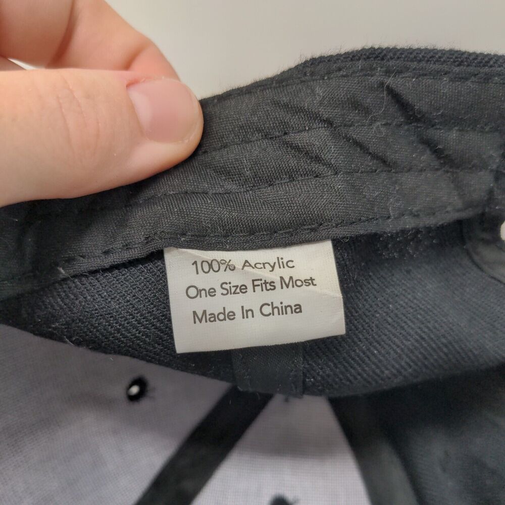 Wounded Warrior Project Patch Strapback Hat Black… - image 8